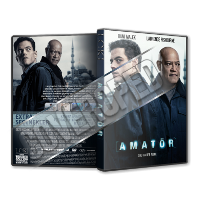 Amatör - The Amateur - 2025 Türkçe Dvd Cover Tasarımı